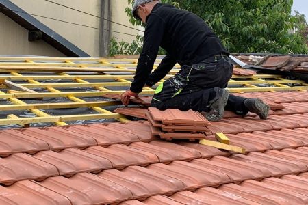 realisation d'une charpente-toiture-couvreur france